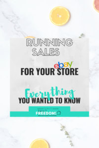 everything you wanted to know about running sales for your ebay store