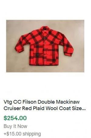 vintage clothes to sell: filson