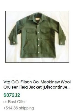 vintage clothes to sell: filson