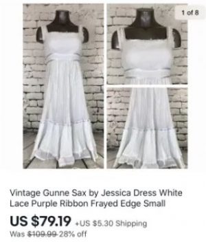 Gunne Sax White