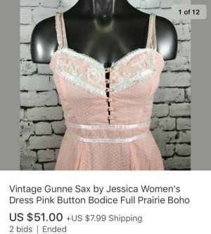 gunne sax vintage dress