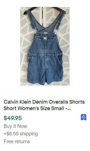 vintage clothing to sell - shortalls