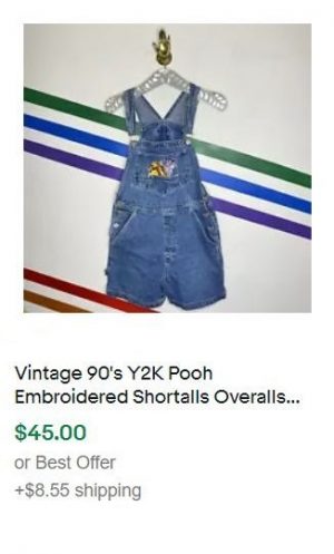 vintage clothing to sell - shortalls
