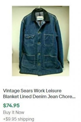 vintage clothes to sell: jean jacket